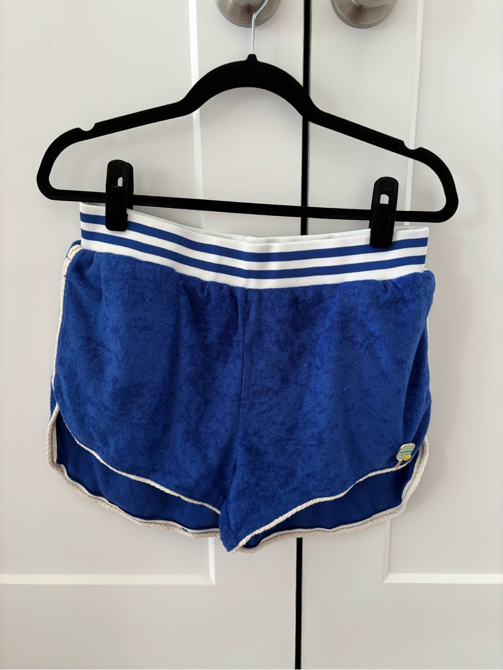 Judith March Blue Terry Pickleball Shorts